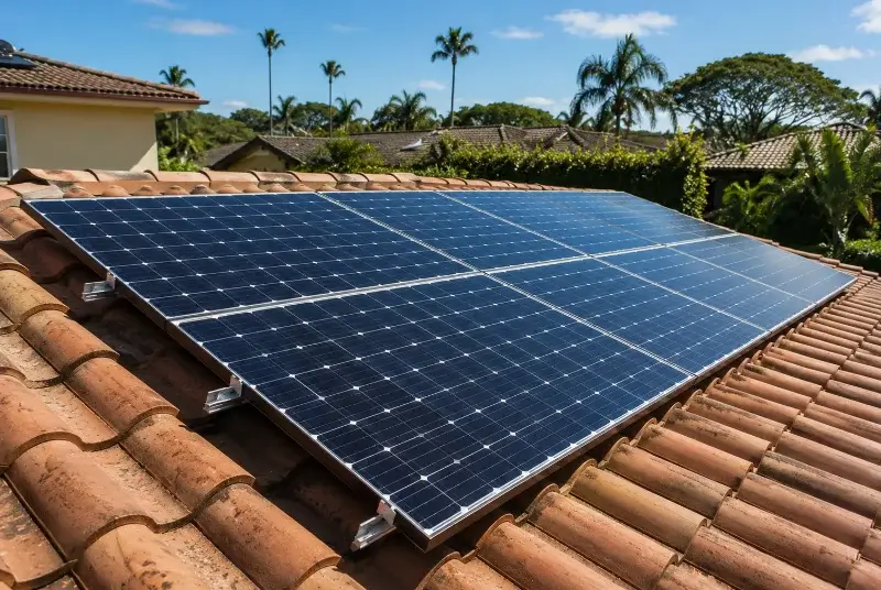 Installation de panneaux solaires à Quiberon